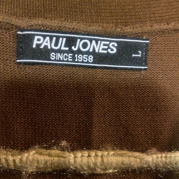 Vintage paul jones argyle sleeveless Sweater vest mens large - Picture 6 of 6